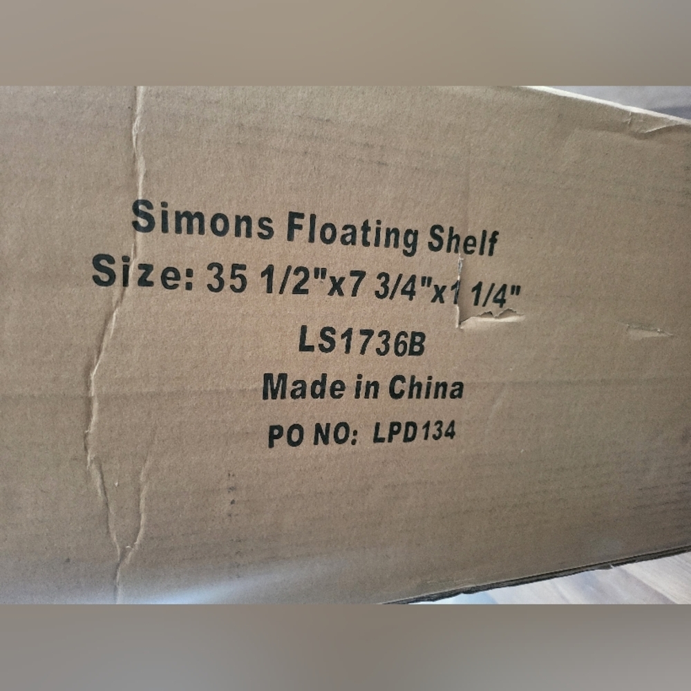 Large  Floating Shelf - Picture 2 of 3